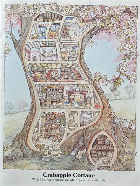 Brambly Hedge Rare Poster Original Vintage 1981 Large Print Jill