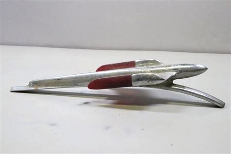 Oldsmobile Hood Ornament Original Red Lucite Needs A Clean