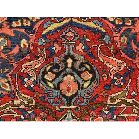 Carpet Rug A Kashan Red Ground Rug With Central Medallion And