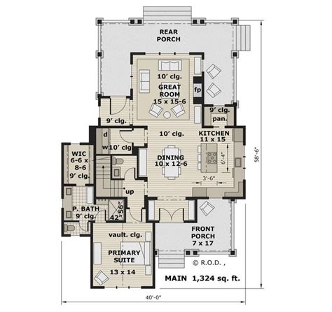 House Plan Craftsman Plan Square Feet Bedrooms