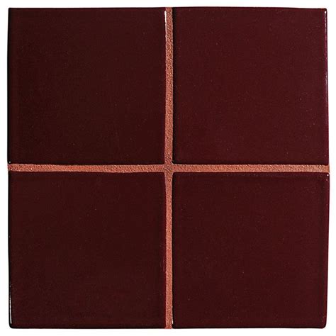 McIntones Ceramic Merlot 3 X 3 Field Tile Ceramic Tiles Durable