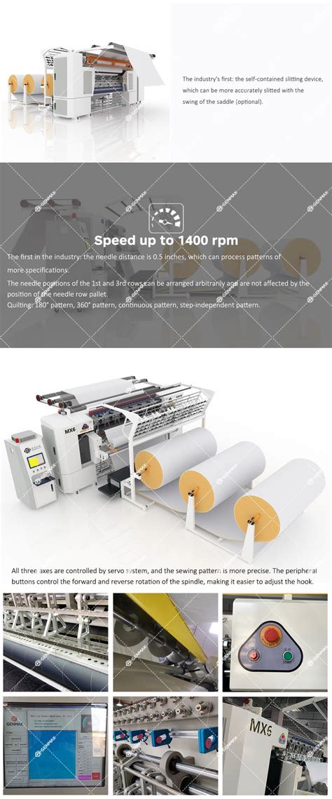 MX6 Computerized Chain Stitch Multi Needle Quilting Machine Buy Chain