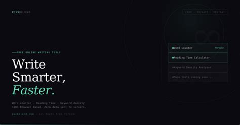 words    paragraph  complete guide pickblend