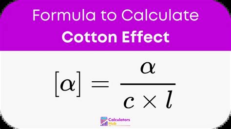 Cotton Effect Calculator