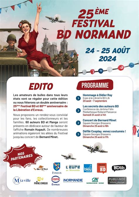 Festival BD d'Evreux les 24 et 25 août 2024