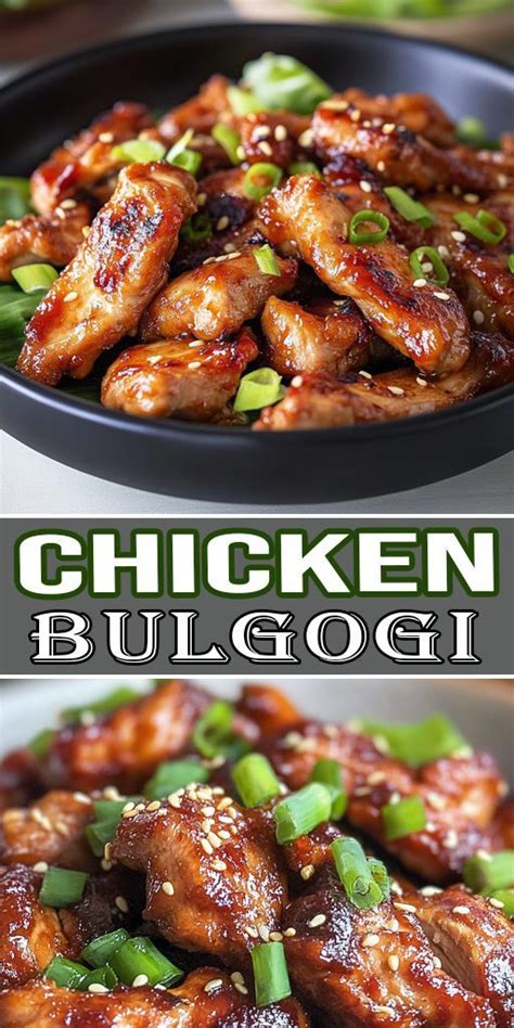 Easy Korean Chicken Bulgogi Marinade Recipe In Chinese