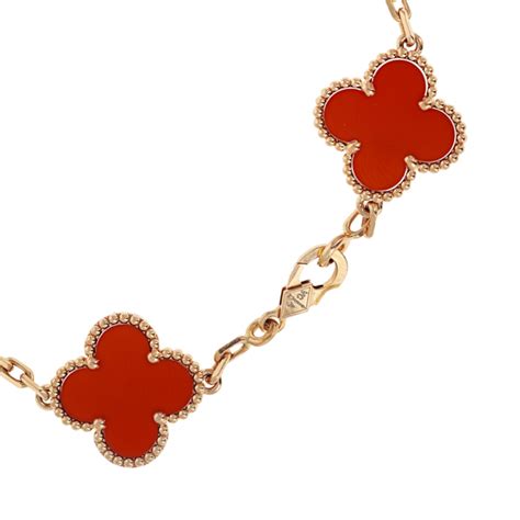 Estate Van Cleef Arpels Vintage Alhambra Bracelet Luxury In Reach