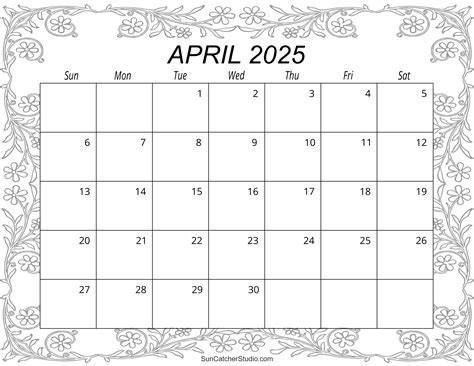 Free Printable Calendar April 2025 To March 2025 Nate Mueller