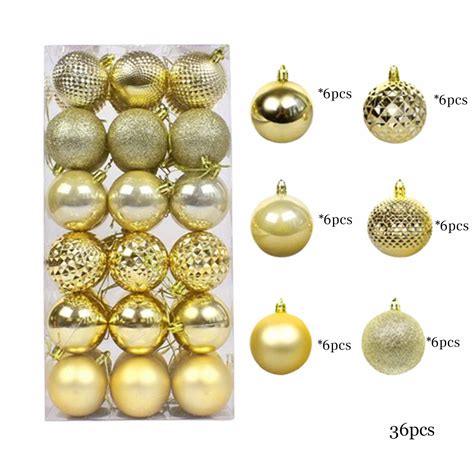 Casafun Pcs Christmas Balls Christmas Ornaments Hanging Balls For