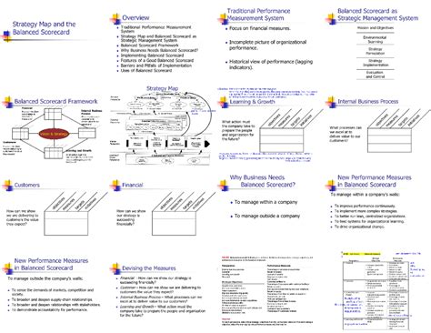 Aa Week Lecture Notes Traditional Performance Balanced Scorecard