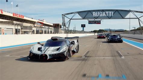 Im Video Bugatti Bolide Trackday Circuit Paul Ricard