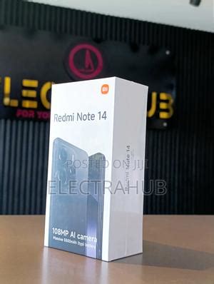 New Xiaomi Redmi Note 14 256 GB Black In Nairobi Central Mobile