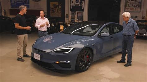 Jay Leno Tries The Updated Tesla Model S Plaid: Better In Every Way