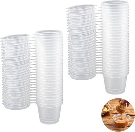 Pack Of Deli Containers Plastic Cups With Lids Small Containers