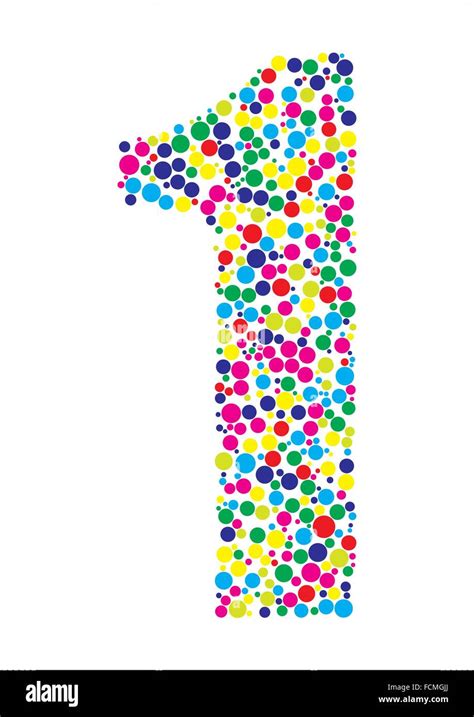 Number one big blue Stock Vector Images - Alamy