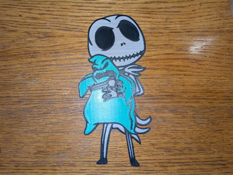 Jack Skellington Y Oogie Boogie Arte De Pared Por Cruse Makerworld