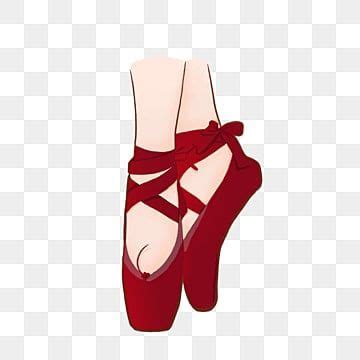 Feet In Shoes Clipart Transparent Background Cartoon Feet Red Shoes