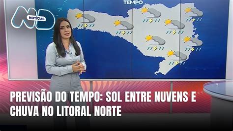 Central do Tempo previsão de chuva isolada pela manhã e pancadas no