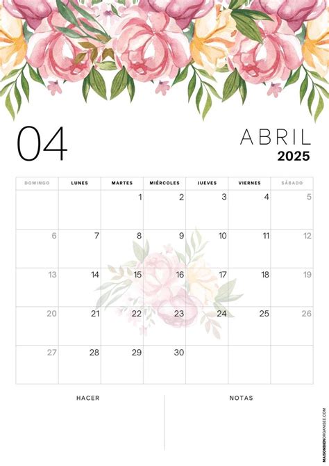 Calendriers Imprimer Gratuitement Des Designs Floraux En