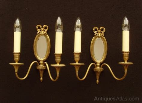 Antiques Atlas Pair Girandole Light Wall Lights Sconces Mirrors