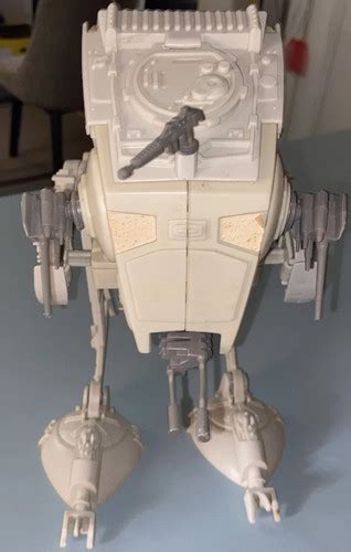 Vintage Star Wars ROTJ Scout Walker AT ST Vehicle Complete Works 1982