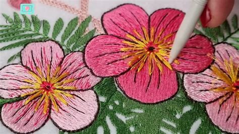 Embroidershoppe Dream Embroidery D Flower Iron On Patches