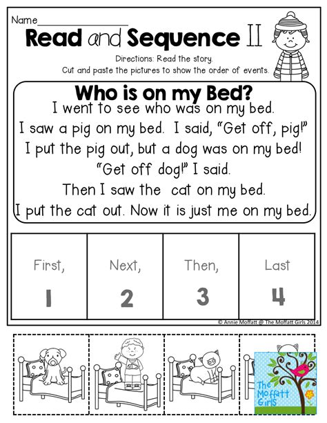 Sequencing Activities For Third Grade