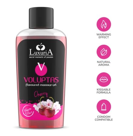 Gel Masaj Luxuria Voluptas Cherry Ml Sex Shop Love