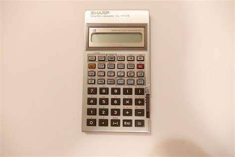 Vintage Sharp Scientific Calculator El S Ebay