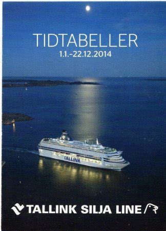 TALLINK SILJA FICKTIDTABELLER 2014 Huuto Net