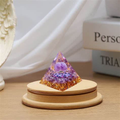 Orgone Pyramid Energy Generator Healing Crystal Pyramid For Positive