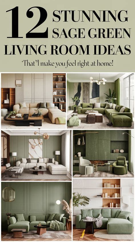 Stunning Sage Green Living Room Ideas Thatll Make You Feel Right At