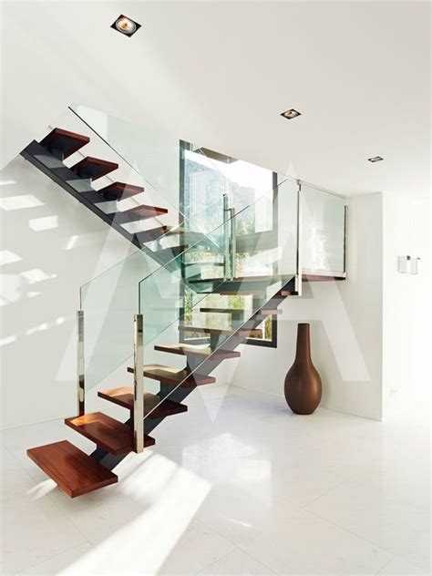 Escaleras Madera Y Cristal Contemporary Stairs Modern Staircase