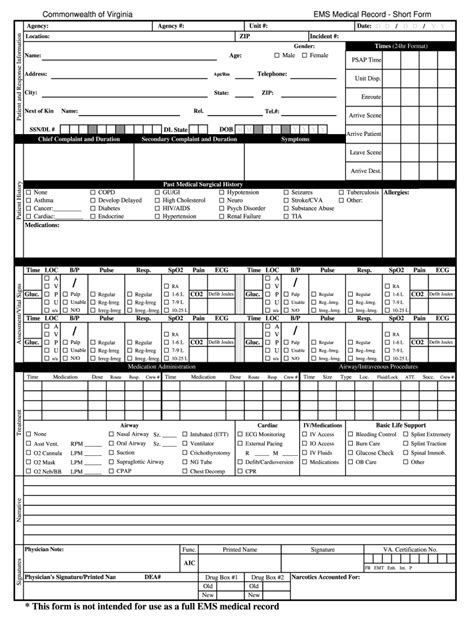 Paramedic Application Forms For Mary J Truitt