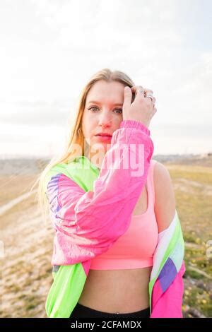 Beautiful Sexy Lady In Pink Panties And Bra Stock Photo Alamy