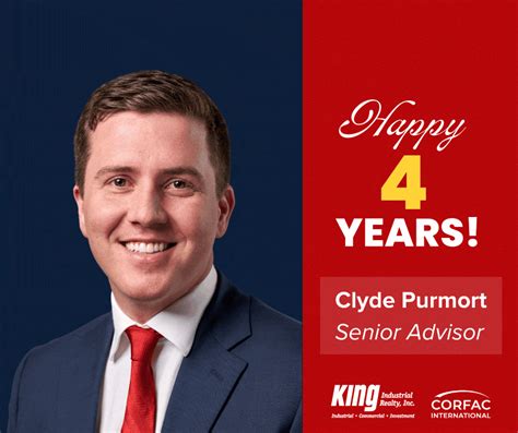 Happy Four Years At King Clyde King Industrial Realty Inc