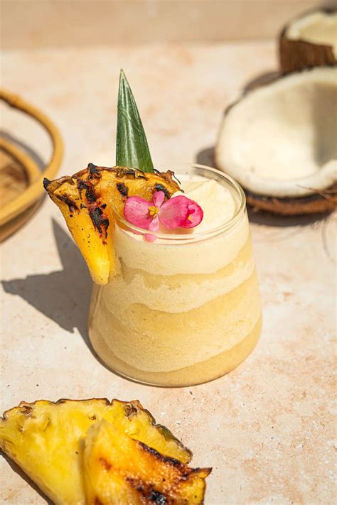 Grilled Pineapple Pi A Colada Craft And Cocktails Recipe Pina