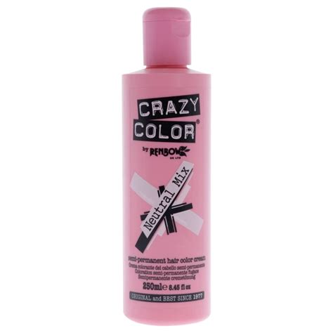 Crazy Color Salon Pro Semi Permanent Hair Color Neutral By Crazy