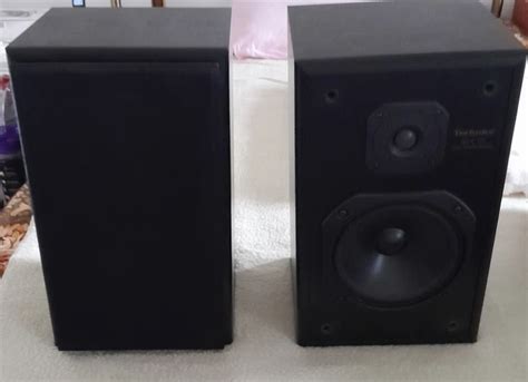 TECHNICS SB CS5 MAIN 2 Way HiFi Stereo Speakers Black Ash Cases Grills