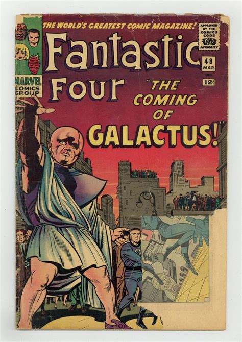 Fantastic Four 48 FR 1 0 1966 1st App Galactus Silver Surfer EBay