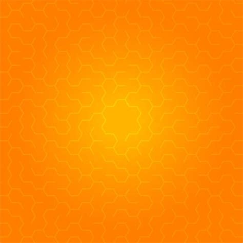 Orange Abstract Background With Hexagons Premium Vector