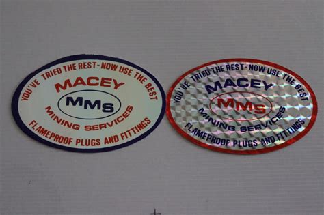 Coal Mining Stickers Macey Mining Services Ebay