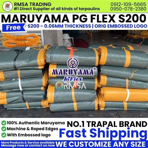 Rmsa X Ft S Authentic Maruyama Pg Flex S Trapal High Quality