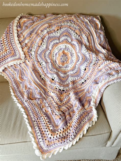 Mandala Blanket Crochet Along 2025 Part 4 Hooked On Homemade