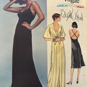 Sizzling Vintage S Evening Dress And Jacket Pattern By Edith Head