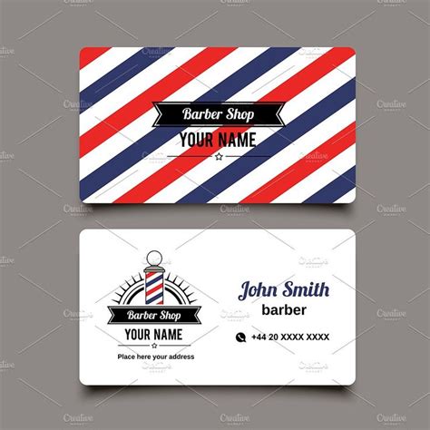 Barber Shop Business Card Templates