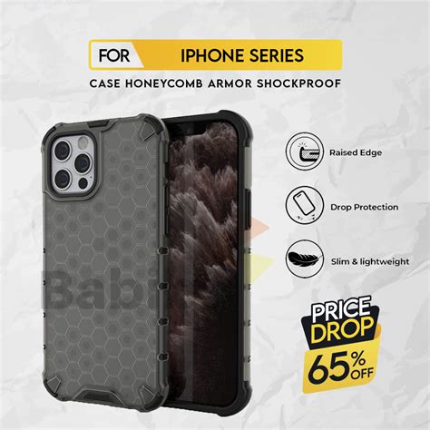 Jual Case Iphone 11 12 13 14 Pro 11 12 13 14 Pro Max Honeycomb Armor