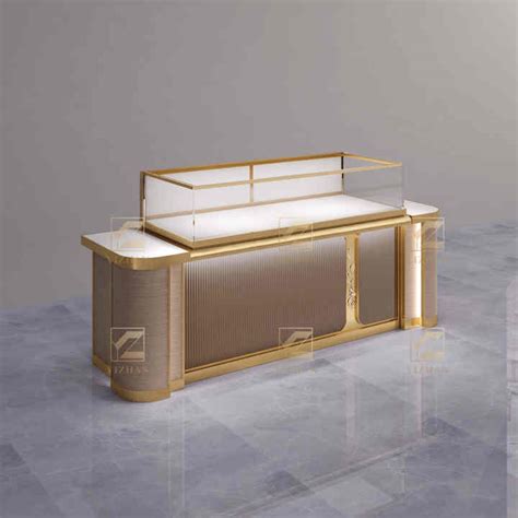 Custom Luxury Jewelry Store Counter Design Sales Table Jewelry Store