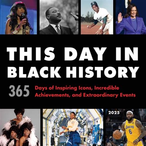 This Day In Black History Wall Calendar Days Of Inspiring