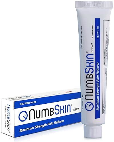 Numbskin Tattoo Numbing Cream Lidocaine Topical Anesthetic Cream